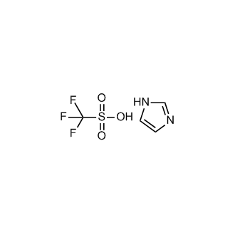 1,1,1-Trifluoro-Methanesulfonic acid compd. With 1H-imidazole (1:1)