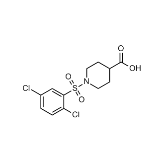 1-((2,5-Dichlorophenyl)sulfonyl)piperidine-4-carboxylic acid