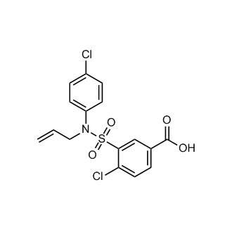 3-(N-allyl-N-(4-chlorophenyl)sulfamoyl)-4-chlorobenzoic acid