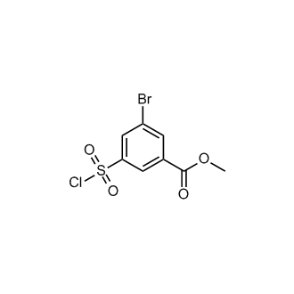 Methyl 3-bromo-5-(chlorosulfonyl)benzoate
