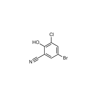 5-Bromo-3-chloro-2-hydroxybenzonitrile