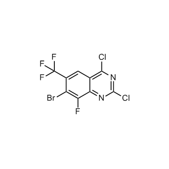 7-Bromo-2,4-dichloro-8-fluoro-6-(trifluoromethyl)quinazoline
