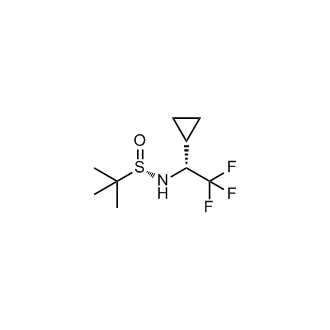 (S)-N-((R)-1-cyclopropyl-2,2,2-trifluoroethyl)-2-methylpropane-2-sulfinamide