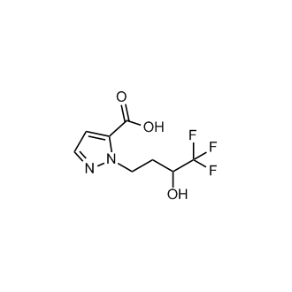 1-(4,4,4-Trifluoro-3-hydroxybutyl)-1H-pyrazole-5-carboxylic acid