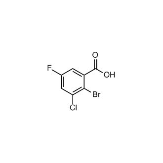 2-Bromo-3-chloro-5-fluorobenzoic acid