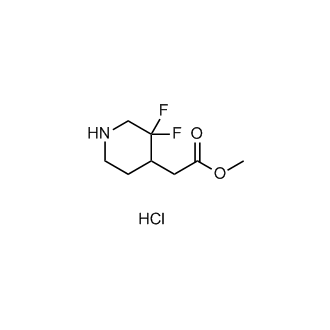 Methyl 2-(3,3-difluoropiperidin-4-yl)acetate hydrochloride