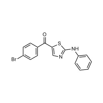 (4-Bromophenyl)(2-(phenylamino)thiazol-5-yl)methanone