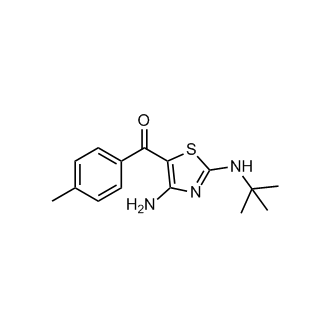 (4-Amino-2-(tert-butylamino)thiazol-5-yl)(p-tolyl)methanone