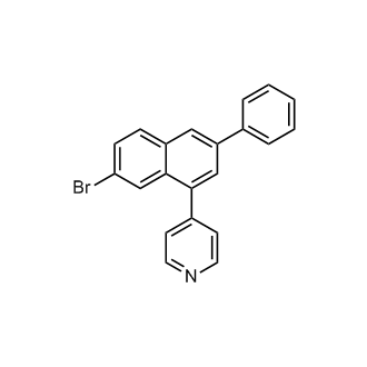 4-(7-Bromo-3-phenylnaphthalen-1-yl)pyridine