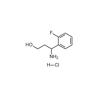 3-Amino-3-(2-fluorophenyl)propan-1-ol hydrochloride