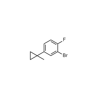 2-Bromo-1-fluoro-4-(1-methylcyclopropyl)benzene