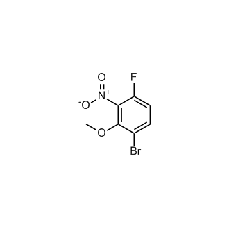 1-Bromo-4-fluoro-2-methoxy-3-nitrobenzene