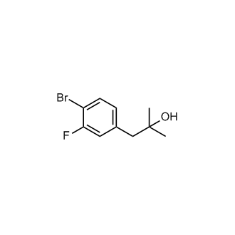 1-(4-Bromo-3-fluorophenyl)-2-methylpropan-2-ol