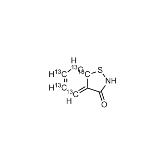 Benzisothiazolinone-13C5