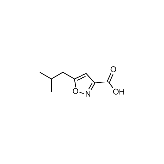 5-(2-Methylpropyl)-3-isoxazolecarboxylic acid
