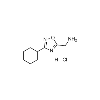(3-Cyclohexyl-1,2,4-oxadiazol-5-yl)methanamine hydrochloride