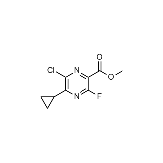 Methyl 6-chloro-5-cyclopropyl-3-fluoropyrazine-2-carboxylate