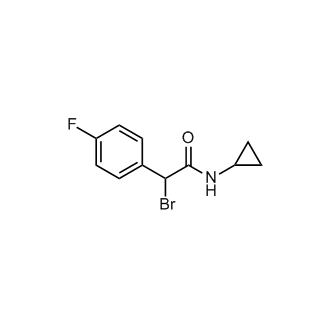 α-Bromo-N-cyclopropyl-4-fluorobenzeneacetamide