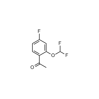 1-(2-(Difluoromethoxy)-4-fluorophenyl)ethan-1-one