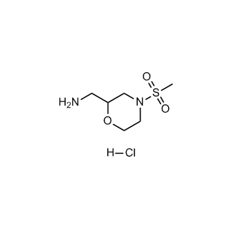 (4-(Methylsulfonyl)morpholin-2-yl)methanamine hydrochloride