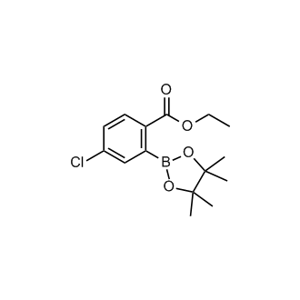 Ethyl 4-chloro-2-(4,4,5,5-tetramethyl-1,3,2-dioxaborolan-2-yl)benzoate