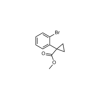 Methyl 1-(2-bromophenyl)cyclopropane-1-carboxylate