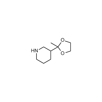 3-(2-Methyl-1,3-dioxolan-2-yl)piperidine
