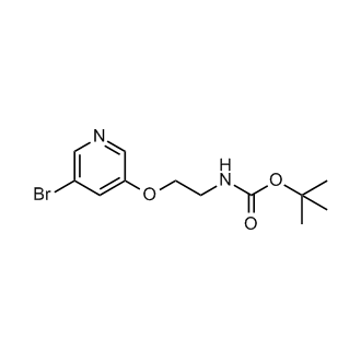tert-Butyl (2-((5-bromopyridin-3-yl)oxy)ethyl)carbamate
