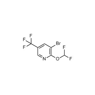 3-Bromo-2-(difluoromethoxy)-5-(trifluoromethyl)pyridine
