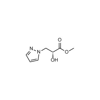 Methyl (r)-2-hydroxy-3-(1h-pyrazol-1-yl)propanoate