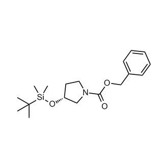 (R)-Benzyl 3-((tert-butyldimethylsilyl)oxy)pyrrolidine-1-carboxylate