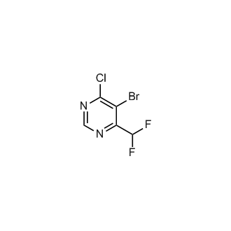5-Bromo-4-chloro-6-(difluoromethyl)pyrimidine