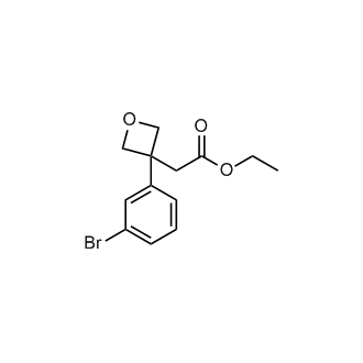 Ethyl 2-(3-(3-bromophenyl)oxetan-3-yl)acetate