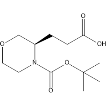 (R)-3-(4-(Tert-butoxycarbonyl)morpholin-3-yl)propanoic acid