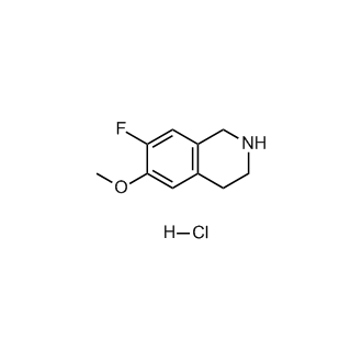 7-Fluoro-6-methoxy-1,2,3,4-tetrahydroisoquinoline hydrochloride