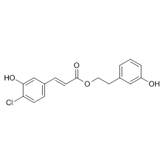 3-Hydroxyphenethyl (E)-3-(4-chloro-3-hydroxyphenyl)acrylate