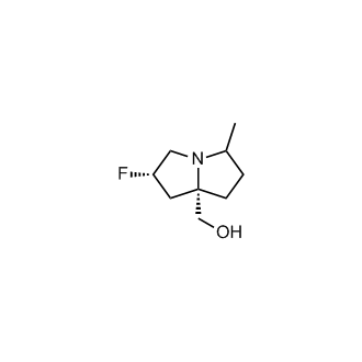 1H-Pyrrolizine-7a(5H)-methanol, 2-fluorotetrahydro-5-methyl-, (2S,7aS)-