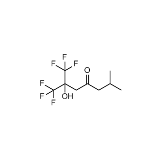 1,1,1-Trifluoro-2-hydroxy-6-methyl-2-(trifluoromethyl)-4-heptanone
