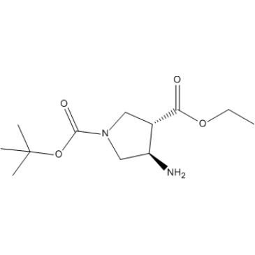 1-(1,1-Dimethylethyl) 3-ethyl (3S,4R)-4-amino-1,3-pyrrolidinedicarboxylate