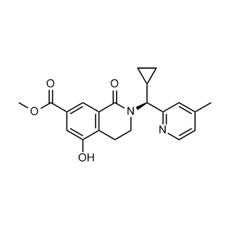 (S)-Methyl 2-(cyclopropyl(4-methylpyridin-2-yl)methyl)-5-hydroxy-1-oxo-1,2,3,4-tetrahydroisoquinoline-7-carboxylate