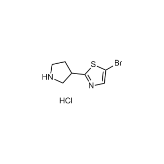 5-Bromo-2-(pyrrolidin-3-yl)thiazole hydrochloride