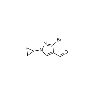 3-Bromo-1-cyclopropyl-1H-pyrazole-4-carbaldehyde
