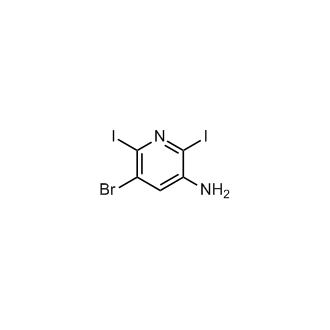 5-Bromo-2,6-diiodo-3-pyridinamine