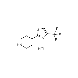 2-(Piperidin-4-yl)-4-(trifluoromethyl)thiazole hydrochloride