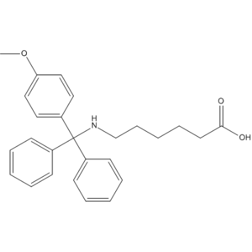6-(((4-Methoxyphenyl)diphenylmethyl)amino)hexanoic acid