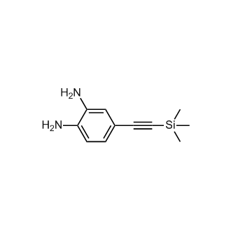 4-((Trimethylsilyl)ethynyl)benzene-1,2-diamine