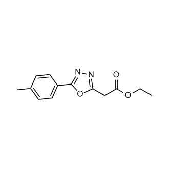 Ethyl 2-(5-(p-tolyl)-1,3,4-oxadiazol-2-yl)acetate