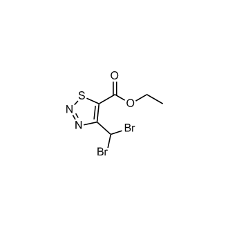 Ethyl 4-(dibromomethyl)-1,2,3-thiadiazole-5-carboxylate