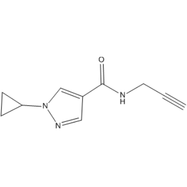 1-Cyclopropyl-N-(prop-2-yn-1-yl)-1H-pyrazole-4-carboxamide