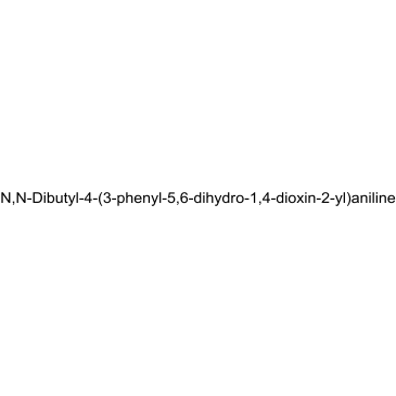 N,N-Dibutyl-4-(3-phenyl-5,6-dihydro-1,4-dioxin-2-yl)aniline